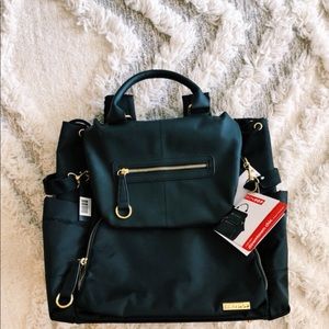 Skip & Hop black & gold Diaper bag